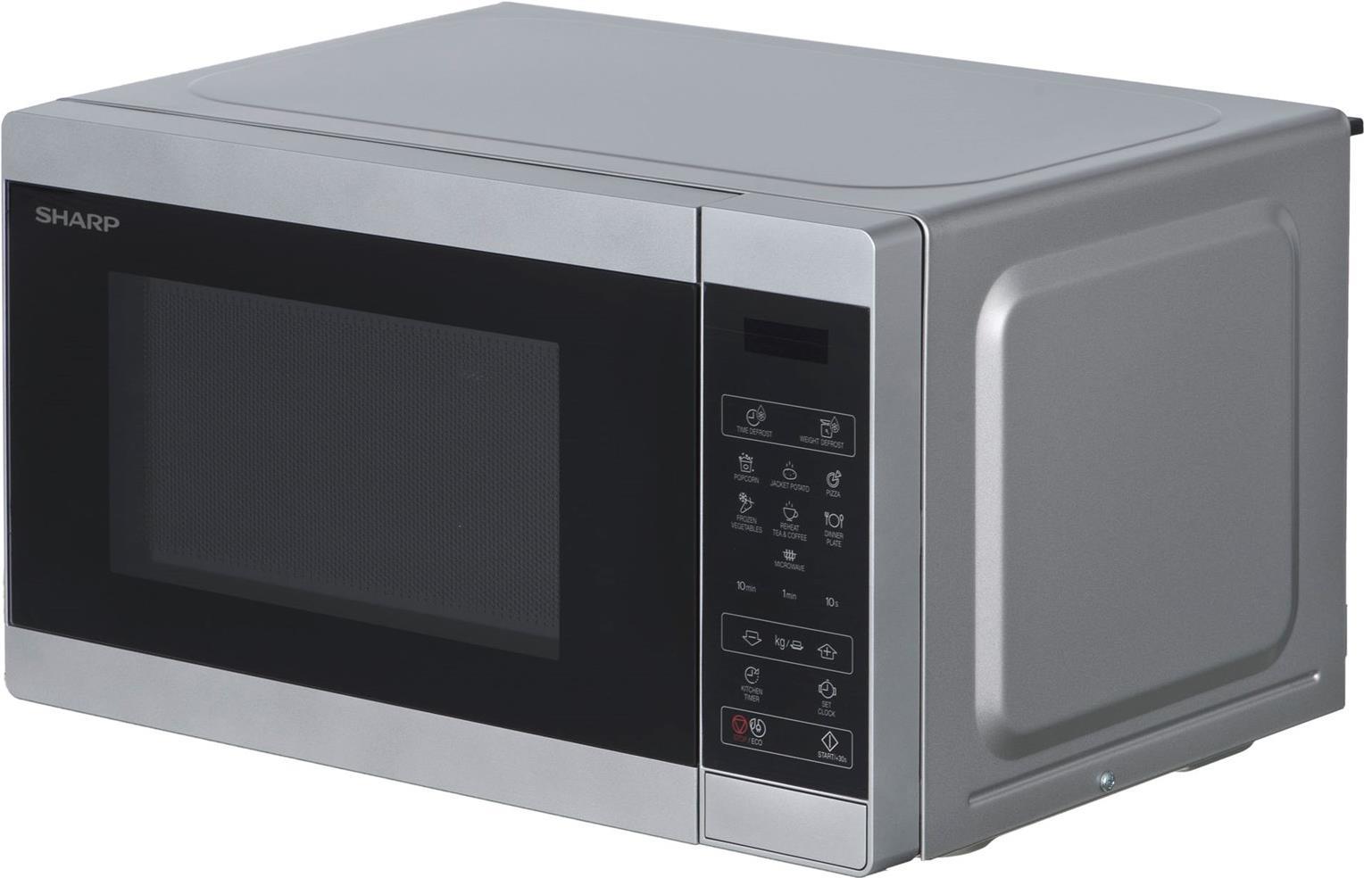 Купить Sharp YC-MS02ES Mikrowelle Schwarz, Silber, Weiß 800 W (YC-MS02ES) в магазине wardena.ru