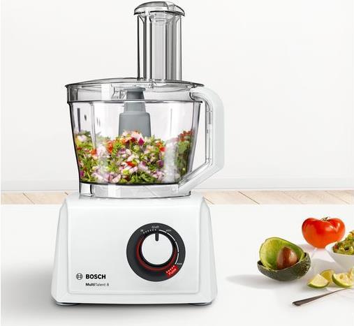 Купить Bosch MultiTalent 8 Küchenmaschine 1100 W 3,9 l Durchscheinend - Weiß Integrierte Waagen (MC 812W620) в магазине wardena.ru