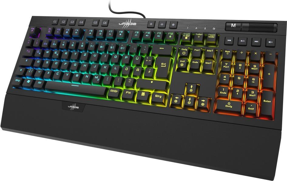Купить Hama Exodus 900 Mechanical Tastatur USB QWERTZ Deutsch Schwarz (00186012) в магазине wardena.ru