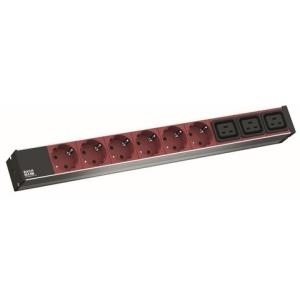 Купить Bachmann - Stromverteilungseinheit (Rack - einbaufähig) - Wechselstrom 230 V - 1-phasig - Eingabe, Eingang IEC 60320 C20 - Ausgangsanschlüsse: 9 (6 x IEC 60320 C19, 3 x power CEE 7/3) - 1U - 48,3 cm (19") - 2,0m - Grau, (800.2333) в магазине wardena.ru