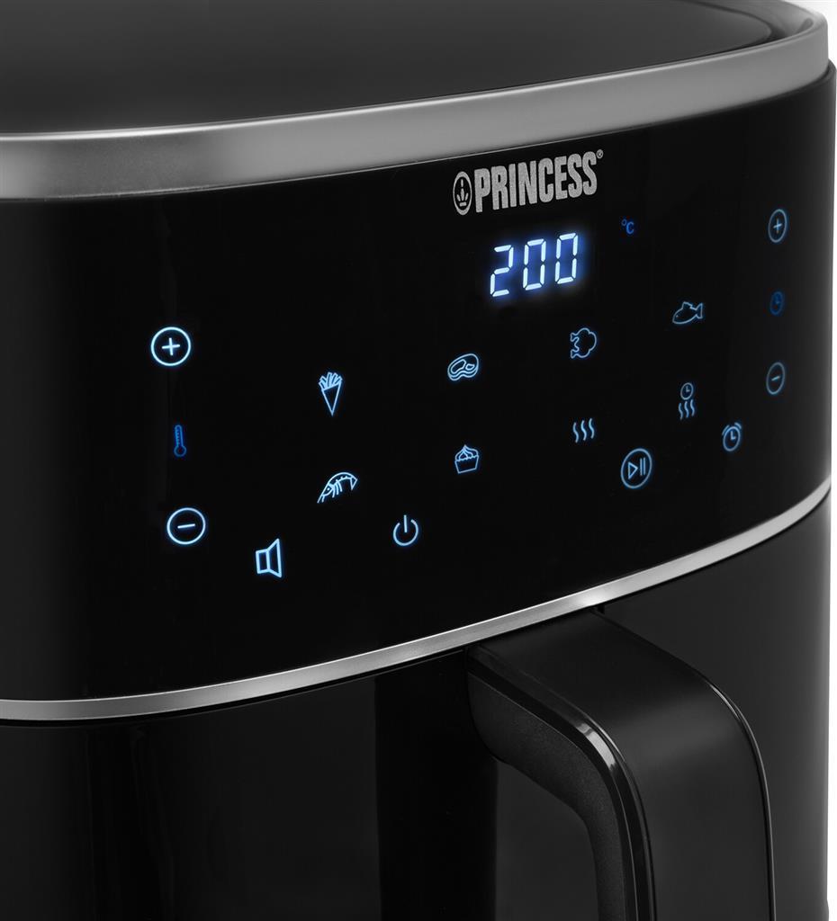 Купить Princess 01.182238.01.001 Digitaler Airfryer 4l - Heißluftfritteuse - 4 l - 200 °C - 4 Person(en) - Einzelbild - Schwarz (01.182238.01.001) в магазине wardena.ru