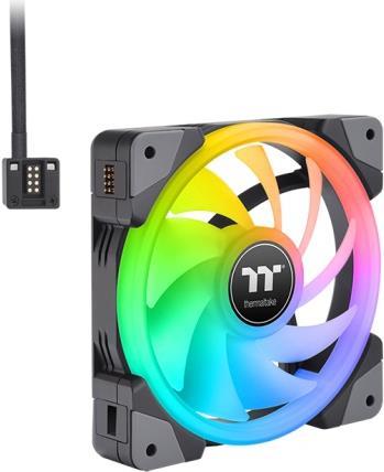 Купить Thermaltake SWAFAN EX12 RGB - Premium Edition - Gehäuselüfter - 120 mm - Schwarz (Packung mit 3) (CL-F143-PL12SW-A) в магазине wardena.ru