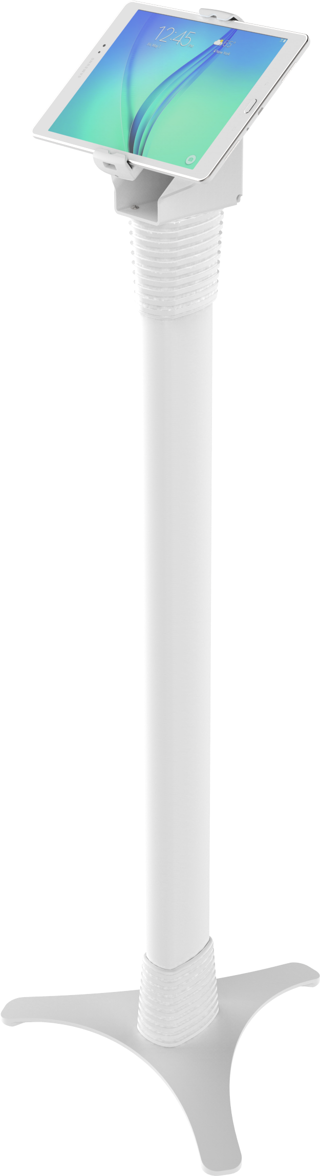 Купить Compulocks Cling Adjustable Universal Tablet Floor Stand - Aufstellung - für Tablett - verriegelbar - hochwertiges Aluminium - weiß - Bildschirmgröße: bis zu 33 cm (bis zu 33,00cm (13") ) - Bodenaufstellung (147WUCLGVWMW) в магазине wardena.ru