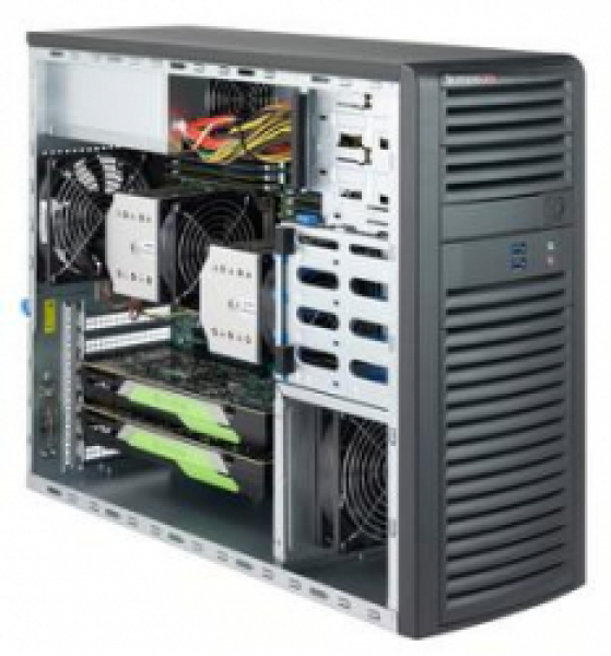 Купить Chassis Supermicro CSE-732D3-1K26B Mid-Tower 1200W 4xHDD SATA в магазине wardena.ru