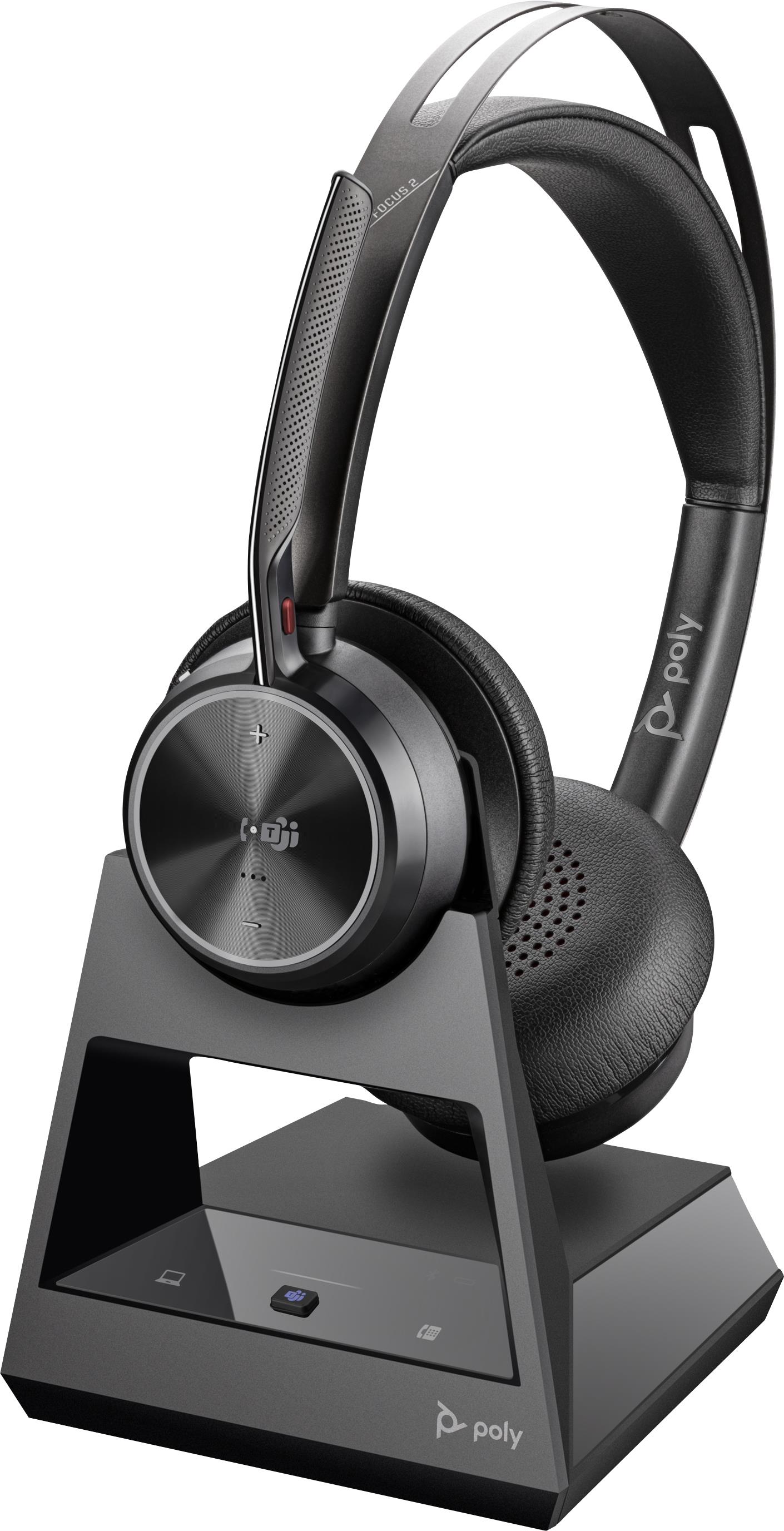 Купить HP POLY Poly Voyager Focus 2-M - Headset - On-Ear - Bluetooth - kabellos, kabelgebunden - aktive Rauschunterdrückung - Adapter USB-C via Bluetooth - Schwarz - Zertifiziert für Microsoft Teams (77Y90AA) в магазине wardena.ru