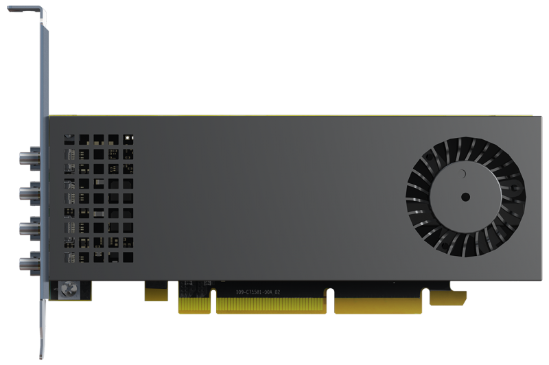 Купить Matrox LUMA Series A310F - Grafikkarten - Arc A310 - 4 GB GDDR6 - PCIe 4.0 x16 Low-Profile - 4 x Mini DisplayPort (LUMA-A310F) в магазине wardena.ru