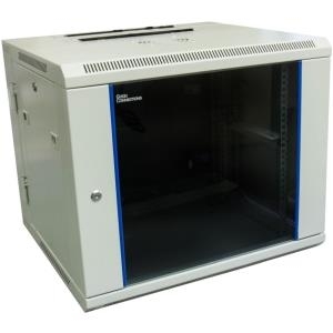 Купить 19" Wandgehäuse, 9HE, lichtgrau (RAL7035) Rückseite schwenkbar, 600 x 550mm, fertig montiert, mit Lüfter, Good Connections® (GC-R0010) в магазине wardena.ru