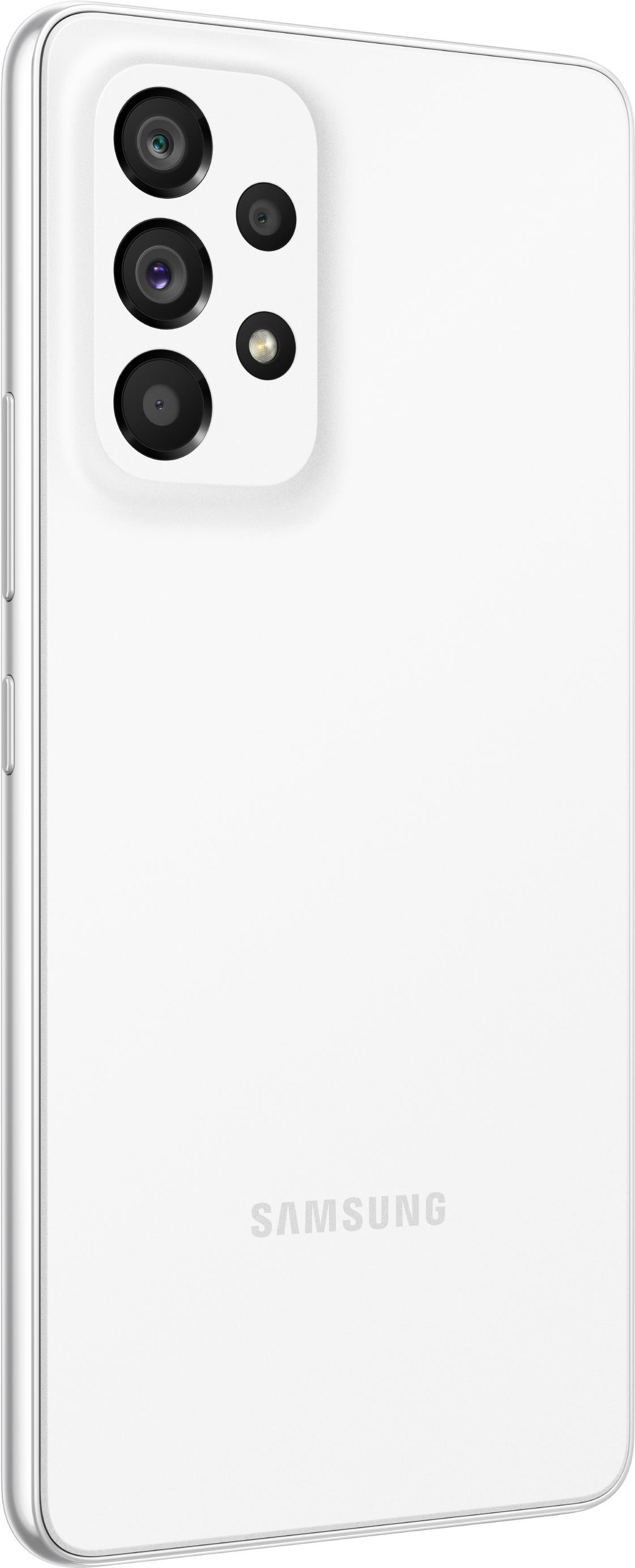 Купить Samsung Galaxy A53 5G SM-A536B 16,5 cm (6.5" ) Hybride Dual-SIM Android 12 USB Typ-C 6 GB 128 GB 5000 mAh Weiß (SM-A536BZWNEUB) в магазине wardena.ru