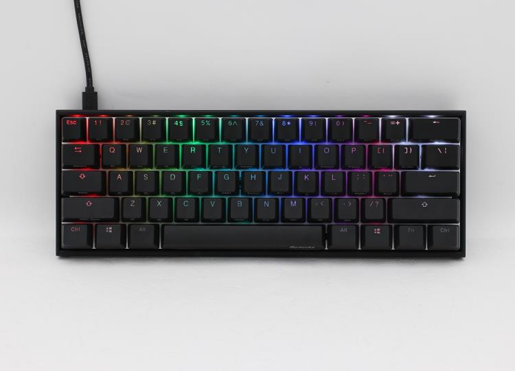 Купить Ducky Mecha Mini Tastatur Maus enthalten USB Englisch Schwarz (DKME2061ST-RDEPDAAT1) в магазине wardena.ru
