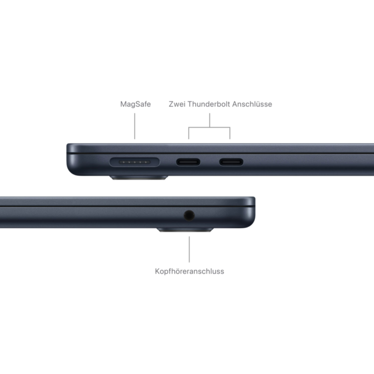 Купить Apple MacBook Air 13 M2 8-Core 16GB/256GB mitternacht (MC7X4D/A) в магазине wardena.ru
