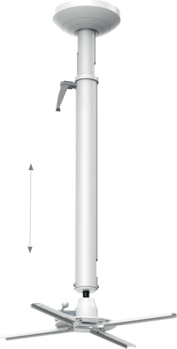 Купить HAGOR Beamfix II - Befestigungskit (Deckenmontage) - für Projektor - 820 - 1200 mm, universal - weiß (8653) в магазине wardena.ru