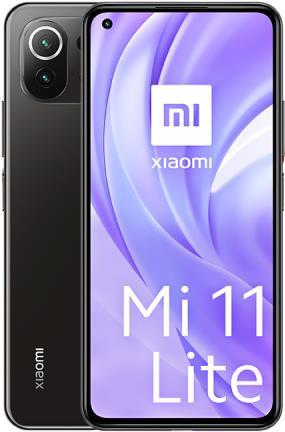 Купить Xiaomi Mi 11 Lite 128GB Boba Black [16,64cm (6,55") AMOLED Display, Android 11, 64MP Triple-Kamera] (MZB08GHEU) (40-47-3866) в магазине wardena.ru