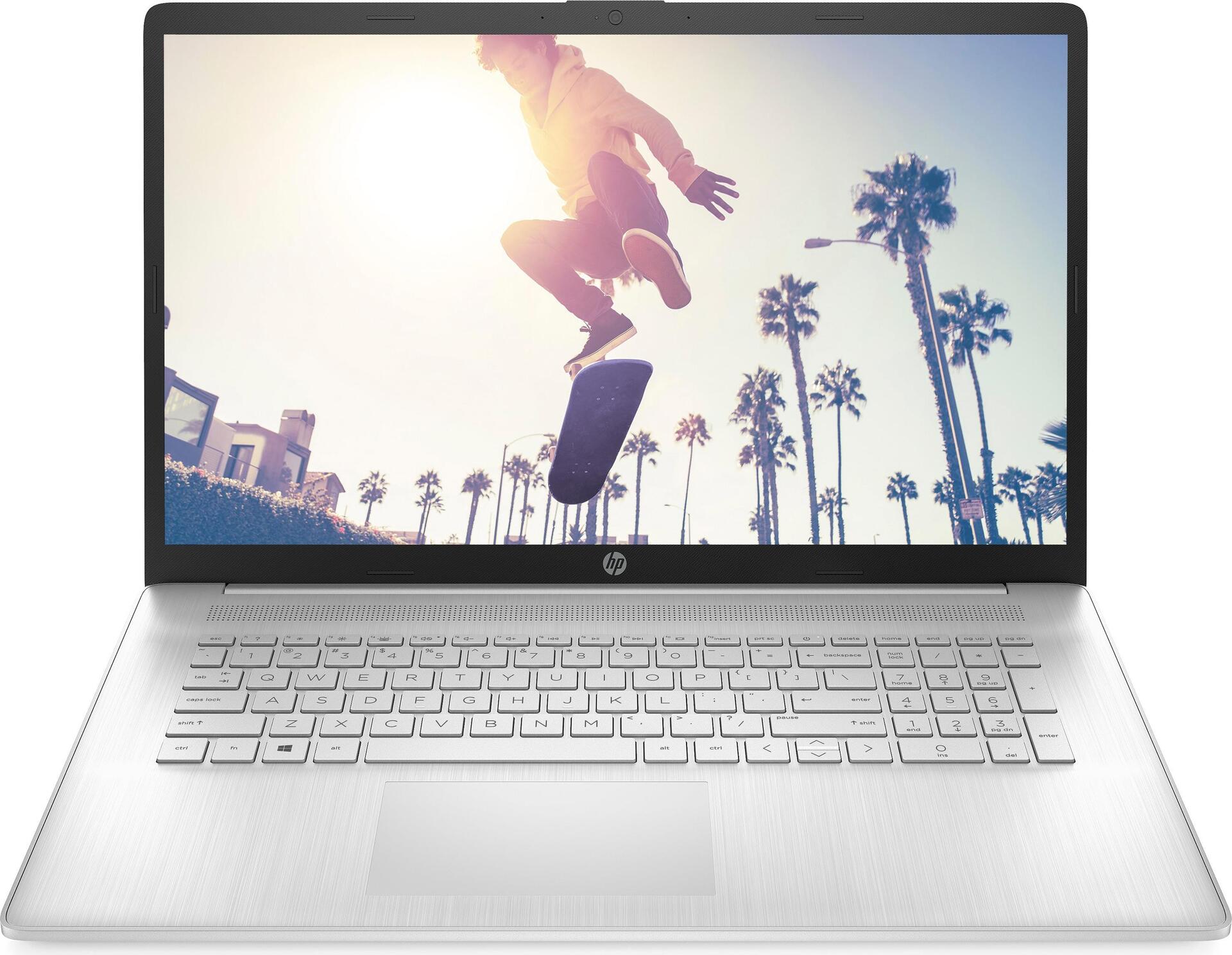 Купить HP Laptop 17-cn0145ng - Intel Core i5 1135G7 / 2.4 GHz - FreeDOS - Iris Xe Graphics - 16 GB RAM - 512 GB SSD NVMe - 43.9 cm (17.3") IPS 1920 x 1080 (Full HD) - Wi-Fi 5 - Natural Silver (4H3G2EA) в магазине wardena.ru