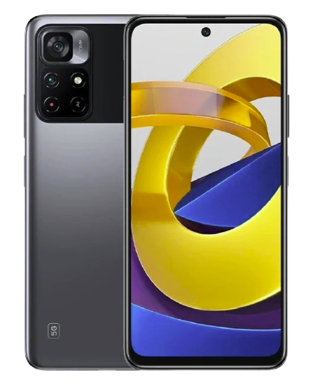 Купить Xiaomi Poco M4 Pro 5G 16,8 cm (6.6" ) Dual-SIM Android 11 USB Typ-C 4 GB 64 GB 5000 mAh Schwarz (36503) в магазине wardena.ru