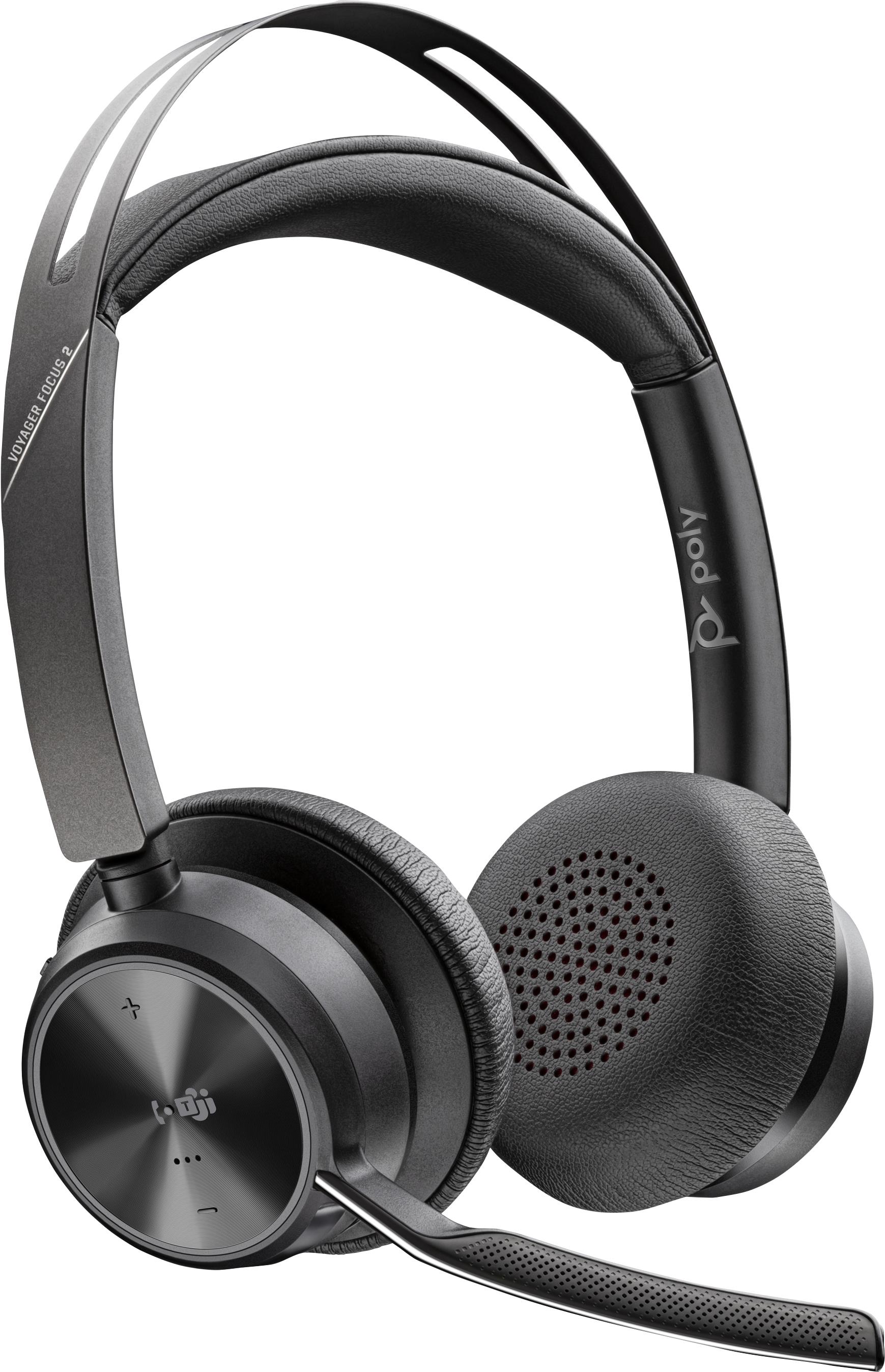 Купить HP POLY Poly Voyager Focus 2 - Headset - On-Ear - Bluetooth - kabellos, kabelgebunden - aktive Rauschunterdrückung - Adapter USB-A via Bluetooth - Schwarz - Zertifiziert für Microsoft Teams (77Y85AA) в магазине wardena.ru