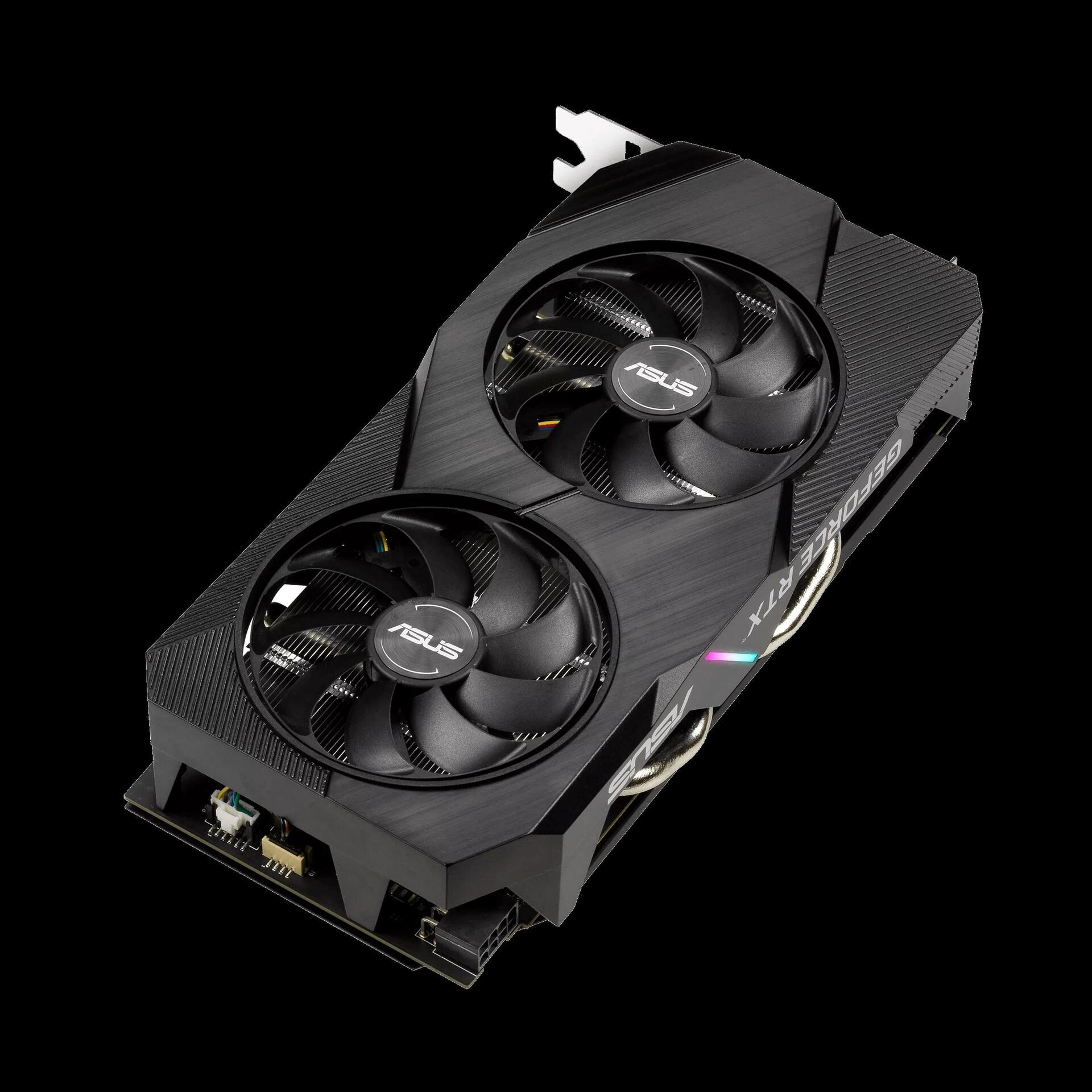 Купить ASUS DUAL-RTX2060-O12G-EVO - OC Edition - Grafikkarten - GF RTX 2060 - 12 GB GDDR6 - PCIe 3.0 - DVI, 2 x HDMI, DisplayPort (90YV0CH7-M0NA00) в магазине wardena.ru