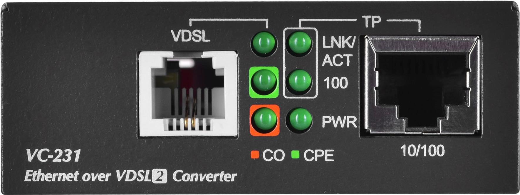 Купить PLANET VC-231-Konverter 1 x RJ-11 VDSL2, 1 RJ-45, 30A (VC-231) в магазине wardena.ru