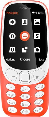 Купить Nokia 3310 Dual SIM - Mobiltelefon - Dual-SIM - microSDHC slot - GSM - 320 x 240 Pixel - TFT - 2 MP - warmes Rot (A00028117) в магазине wardena.ru