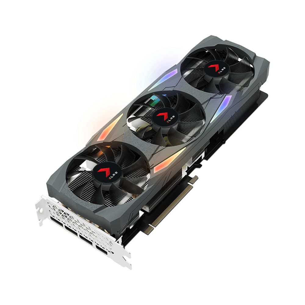 Купить PNY XLR8 GeForce RTX 3080 Gaming UPRISING EPIC-X RGB Triple Fan LHR - Grafikkarten - GF RTX 3080 - 10 GB GDDR6X - PCIe 4.0 x16 - HDMI, 3 x DisplayPort (VCG308010LTFXMPB) в магазине wardena.ru