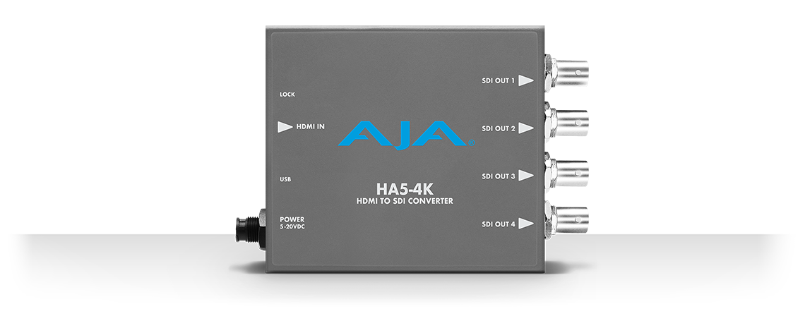 Купить AJA HA5-4K Mini-Converter - Umwandlung von HDMI zu 4K SDI - 4 x 3G SDI Ausgängen (HA5-4K) в магазине wardena.ru