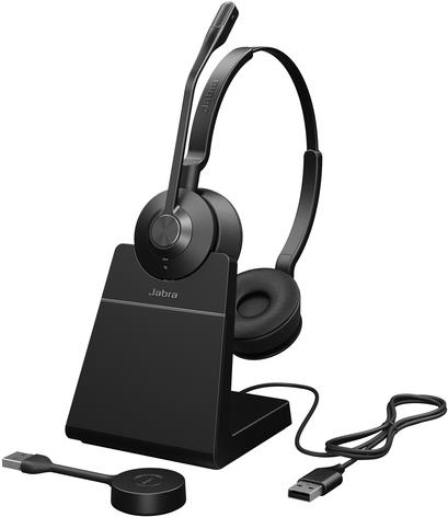 Купить Jabra Engage 55 SE UC Stereo USB-A incl. Ladestation (9659-415-111) в магазине wardena.ru