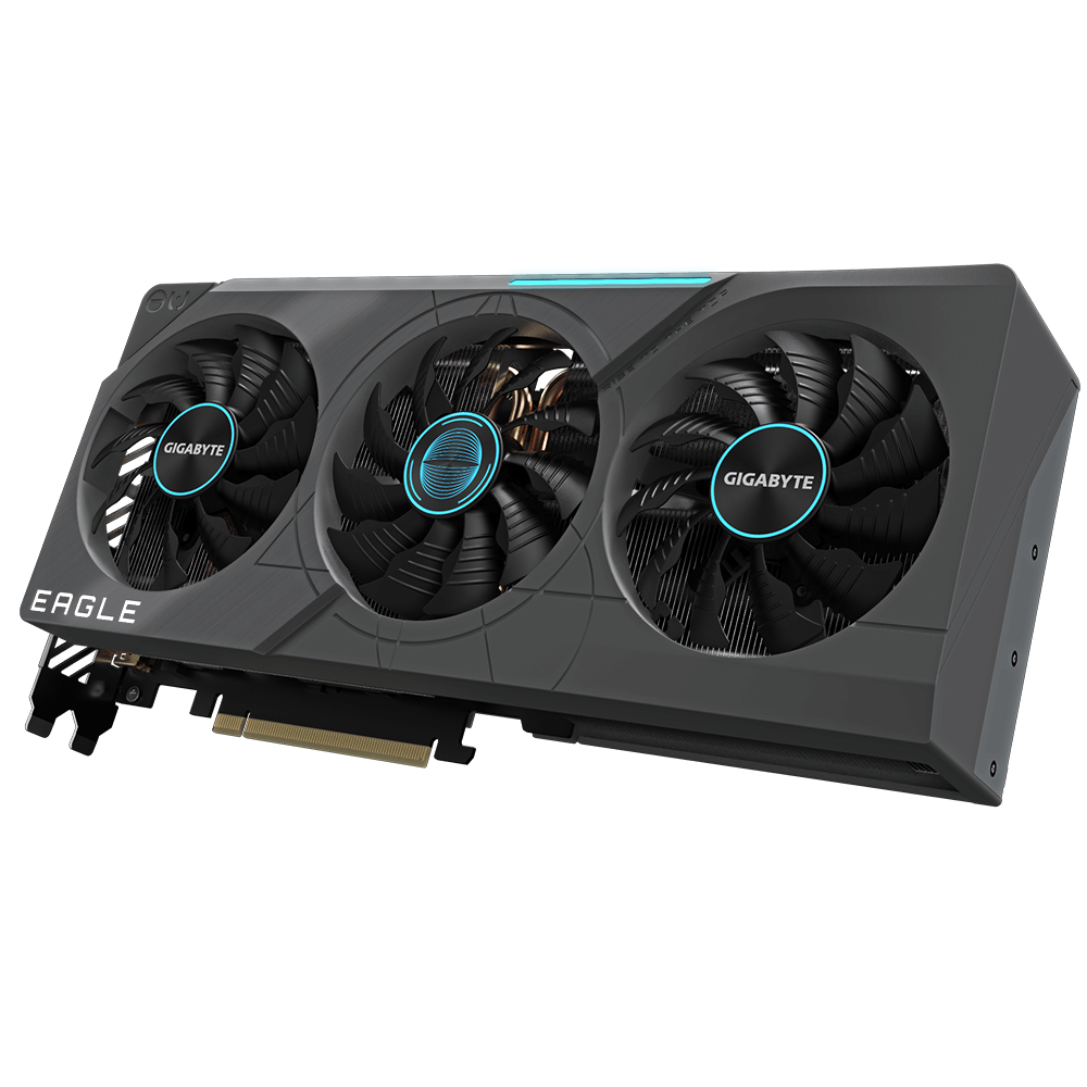 Купить Gigabyte GeForce RTX 4070 Ti EAGLE 12G - GeForce RTX 4070 Ti - 12 GB - GDDR6X - 192 Bit - 7680 x 4320 Pixel - PCI Express 4.0 (GV-N407TEAGLE-12GD) в магазине wardena.ru