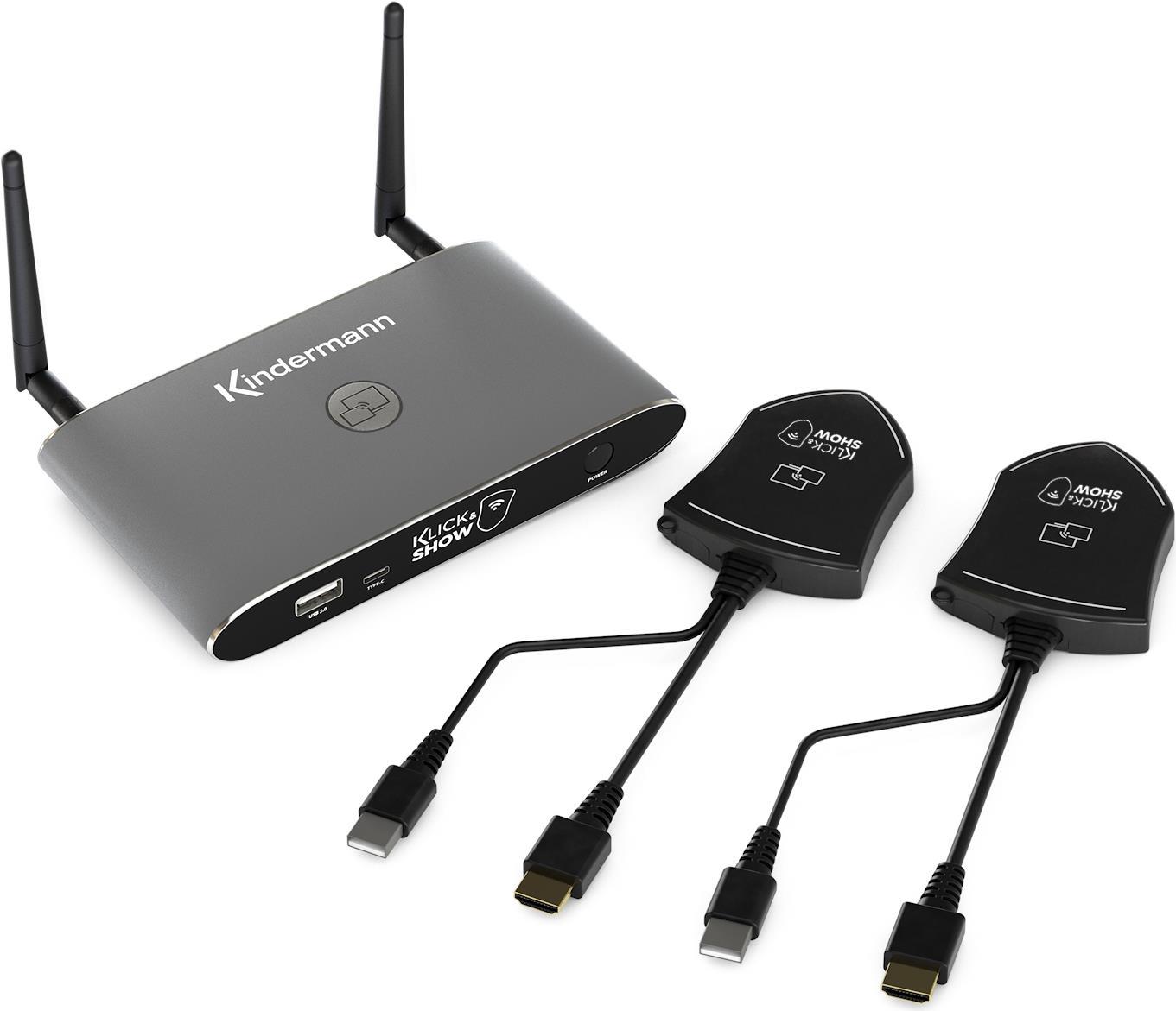 Купить Kindermann Klick+Show K-42 HDMI Kit - Dongle - Graphit - Aluminium - 3840 x 2160 Pixel - 3840 x 2160 Pixel - 1280 x 720 (HD 720),1920 x 1080 (HD 1080),3840 x 2160 (7488000330) в магазине wardena.ru