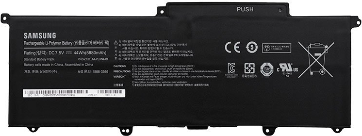 Купить Samsung 5880mAh 44Wh - Lithium Polymer - Notebook/Tablet - Schwarz - NP900X3C - NP900X3D - NP900X3E (BA43-00350A) в магазине wardena.ru