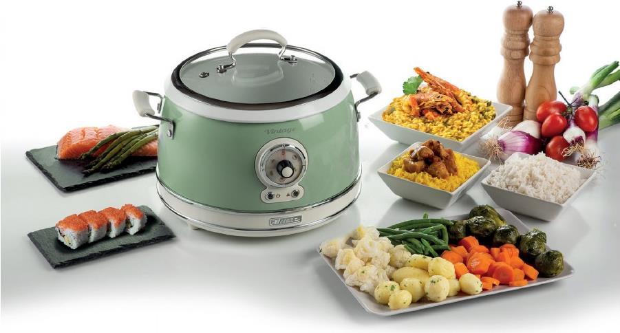 Купить Ariete 00C290404AR0 Reiskocher 3,5 l 700 W Beige - Chrom - Grün (00C290404AR0) в магазине wardena.ru