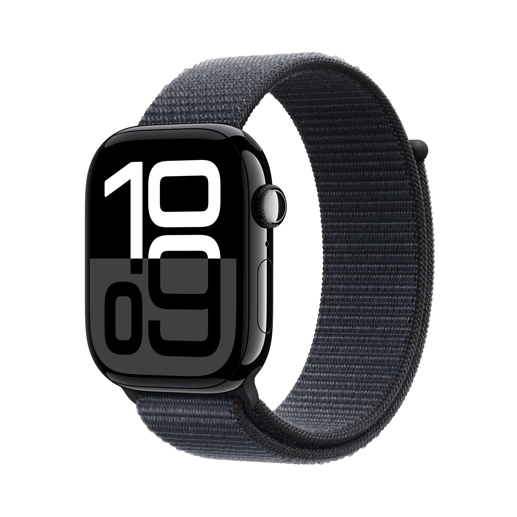 Купить Apple Watch Series 10 GPS 46mm Jet Black Aluminium Case mit Ink Sport Loop (MWWR3QF/A) в магазине wardena.ru