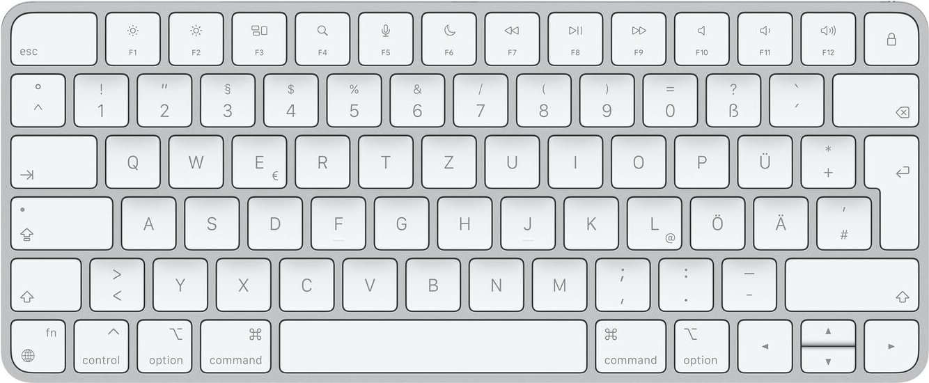 Купить Apple Magic Keyboard - Tastatur - Bluetooth - QWERTZ - Deutsch - für 10.2"  iPad, 10.5"  iPad Air, 10.9"  iPad Air, iPad mini 5, iPhone 11, 12, SE, XR (MK2A3D/A) в магазине wardena.ru