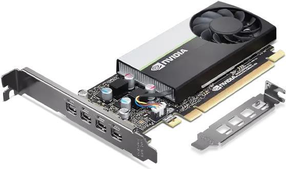 Купить Lenovo NVIDIA T1000 - Grafikkarten - T1000 - 8 GB GDDR6 - PCIe 3.0 x16 - 4 x Mini DisplayPort - braune Box - für ThinkStation P340, P350, P520, P620, P720, P920 (4X61J52233) в магазине wardena.ru