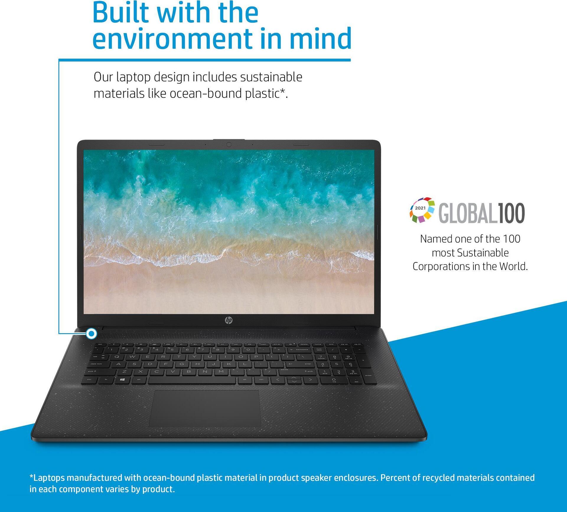 Купить HP 17-cn0144ng - Core i5 1135G7 / 2.4 GHz - FreeDOS - Iris Xe Graphics - 8 GB RAM - 512 GB SSD NVMe - 43.9 cm (17.3") IPS 1920 x 1080 (Full HD) - Wi-Fi 5 - Starry Black, Netzmuster mit strukturierter Oberfläche, Jet Blac (426Z5EA) в магазине wardena.ru