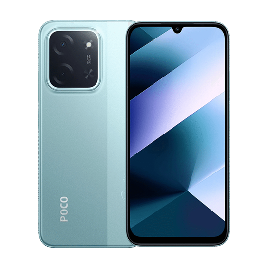 Купить Xiaomi Poco C85 128GB 6GB RAM green LTE/4G Android Handy 6000mAh IP64 (MZB0LGFEU) в магазине wardena.ru