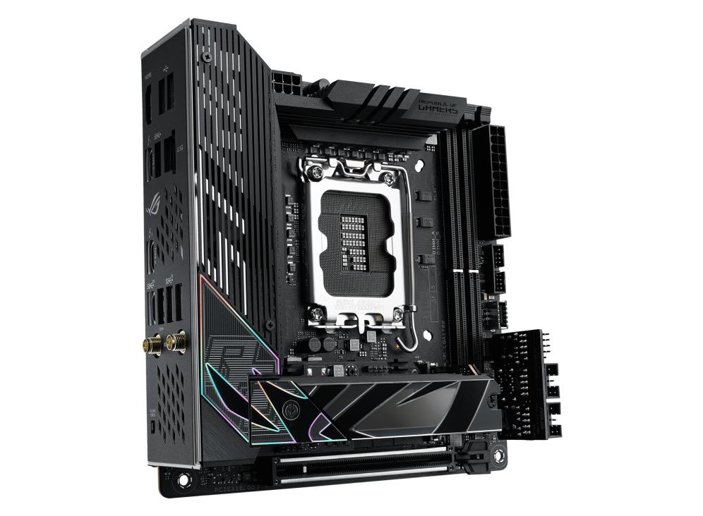 Купить ASUS ROG STRIX Z790-I GAMING WIFI - Motherboard - Mini-ITX - LGA1700-Sockel - Z790 Chipsatz - USB 3,2 Gen 1, USB 3,2 Gen 2, USB4, USB-C 3,2 Gen2, USB-C 3,2 Gen 2x2 - 2,5 Gigabit LAN, Wi-Fi, Bluetooth - Onboard-Grafik (CP (90MB1CM0-M0EAY0) в магазине wardena.ru