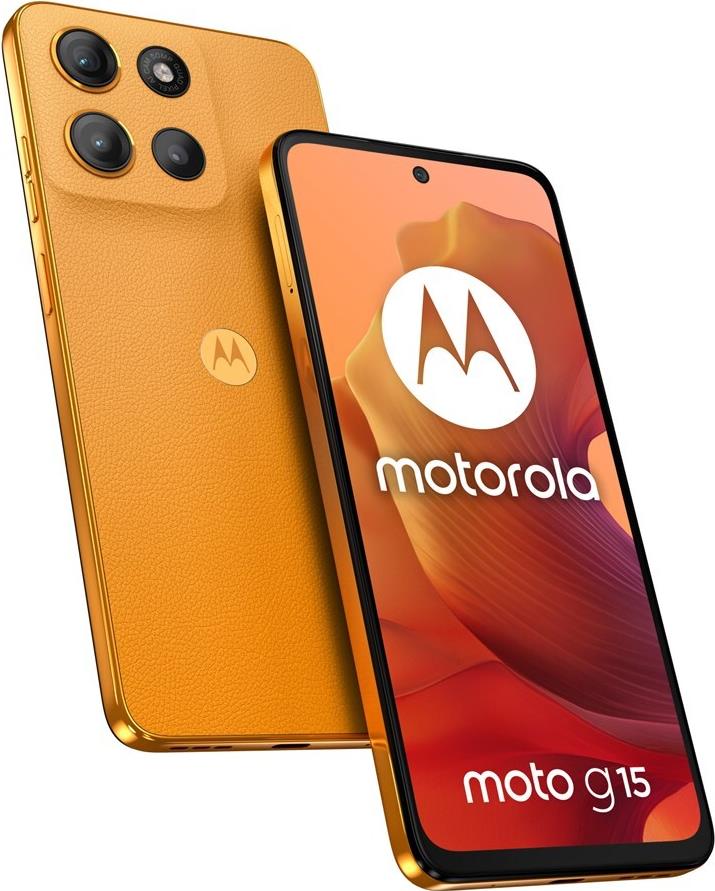 Купить Motorola moto g15 17,1 cm (6.72") Dual-SIM Android 15 4G USB Typ-C 8 GB 128 GB 5200 mAh Orange (PB6E0015PL) в магазине wardena.ru