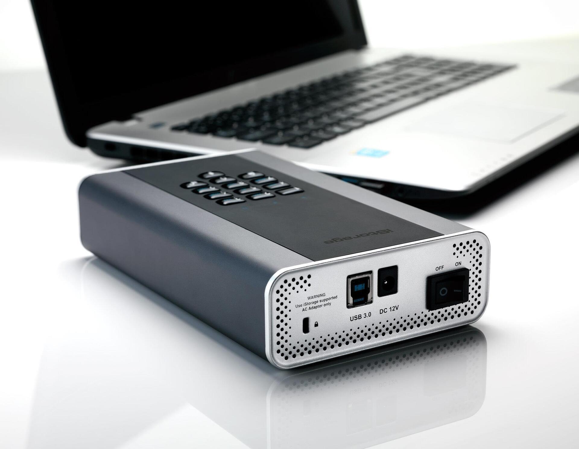 Купить iStorage DiskAshur DT2 Externe Festplatte 20000 GB Schwarz - Grau (IS-DT2-256-20000-C-G) в магазине wardena.ru
