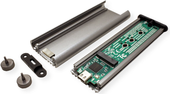 Купить ROLINE 16.01.4147 Speicherlaufwerksgehäuse SSD-Gehäuse Aluminium - Schwarz M.2 (16.01.4147-10) в магазине wardena.ru