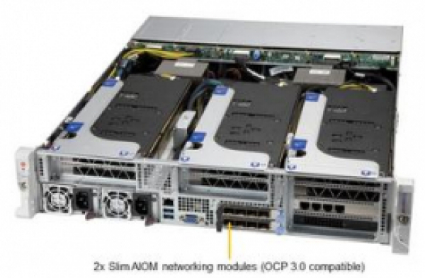 Купить Server Supermicro SYS-220HE-FTNR • CSE-HE211-R000NFP • X12DHM-6 • 2U IPMI в магазине wardena.ru