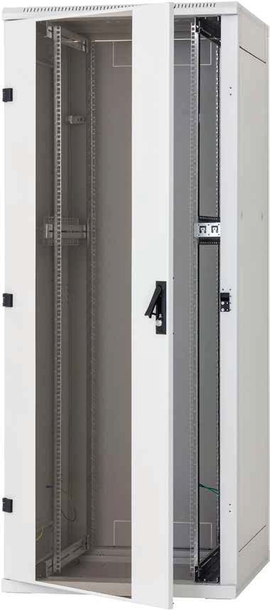 Купить Triton Delta RZ 61 - Schrank - RAL 7035 - 42U - 48,3 cm (19") (RZA-42-A61-CAX-A1-MA) в магазине wardena.ru