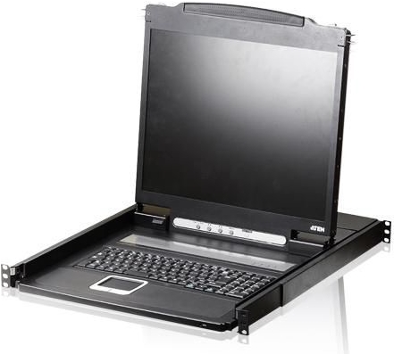 Купить Aten CL1000N 1U Schwarz Tastatur/Video/Maus (KVM)-Switch (CL1000N-ATA-06ITG) в магазине wardena.ru