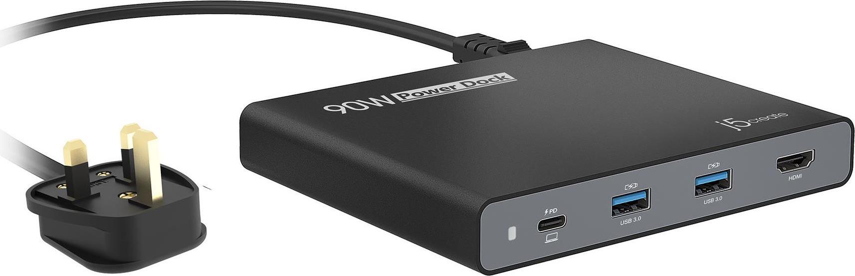 Купить j5create JCDP392-FN 90W eingebauter USB-C™ Reise Dock - UK - USB 3.2 Gen 1 (3.1 Gen 1) Type-C - HDMI - USB 3.2 Gen 1 (3.1 Gen 1) Type-A - USB 3.2 Gen 1 (3.1 Gen 1) Type-C - 5000 Mbit/s - 1920 x 1080 (HD 1080) - 3840 x 21 в магазине wardena.ru