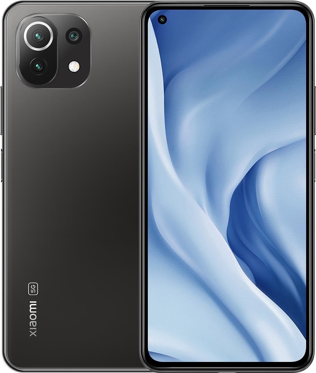 Купить Xiaomi MI 11 Lite 5G - 5G Smartphone - Dual-SIM - RAM 8 GB / Interner Speicher 128 GB - OLED-Display - 6.55" - 2400 x 1080 Pixel (90 Hz) - Triple-Kamera 64 MP, 8 MP, 5 MP - front camera 20 MP - Truffle Black (MZB09AOEU) в магазине wardena.ru