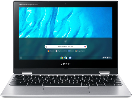 Купить Acer Chromebook Spin 311 CP311-3H-K7MM - Flip-Design - MT8183 / 2 GHz - Chrome OS - Mali-G72 MP3 - 4 GB RAM - 64 GB eMMC - 29.46 cm (11.6") AHVA Touchscreen 1366 x 768 (HD) - Wi-Fi 5 - Reines Silber - kbd: Deutsch (NX.HUVEG.007) в магазине wardena.ru