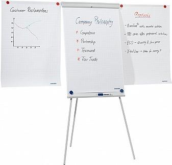 Купить FRANKEN Flipchart X-tra! Line Standard Plus, höhenverstell- bar bis zu einer Gesamthöhe von 1.800 mm, mit Blockhalter (EL-FC22) в магазине wardena.ru