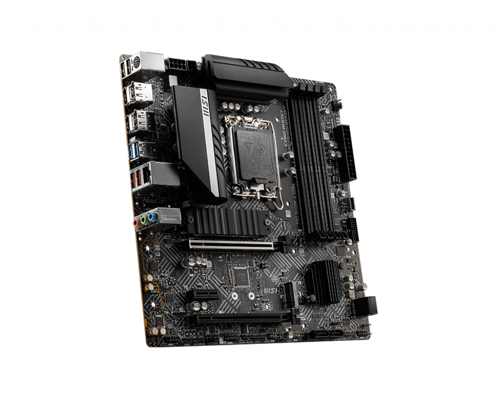 Купить MSI PRO B660M-A DDR4 - Motherboard - micro ATX - LGA1700-Sockel - B660 Chipsatz - USB-C Gen1, USB 3,2 Gen 1, USB 3,2 Gen 2 - 2,5 Gigabit LAN - Onboard-Grafik (CPU erforderlich) - HD Audio (8-Kanal) (7D43-001R) в магазине wardena.ru