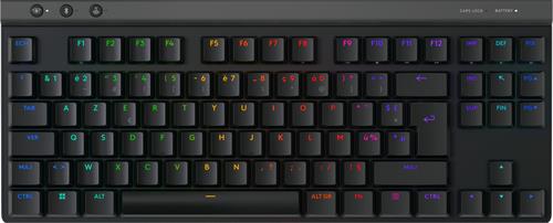 Купить Logitech G G515 - Tastatur - LIGHTSPEED - TKL - Hintergrundbeleuchtung - kabellos - USB, Bluetooth, 2.4 GHz - AZERTY - Französisch - Tastenschalter: GL Tactile - Schwarz (920-012546) в магазине wardena.ru