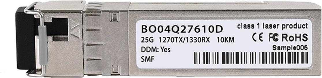 Купить Kompatibler Ubiquiti Networks SFP28-25G-BX-U-10KM BlueOptics© BO04Q27610D SFP28 Bidi Transceiver, LC-Simplex, 25GBASE-BX-U, Singlemode Fiber, TX1270nm/RX1330nm, 10KM, DDM, 0°C/+70°C (SFP28-25G-BX-U-10KM-UQ-BO) в магазине wardena.ru
