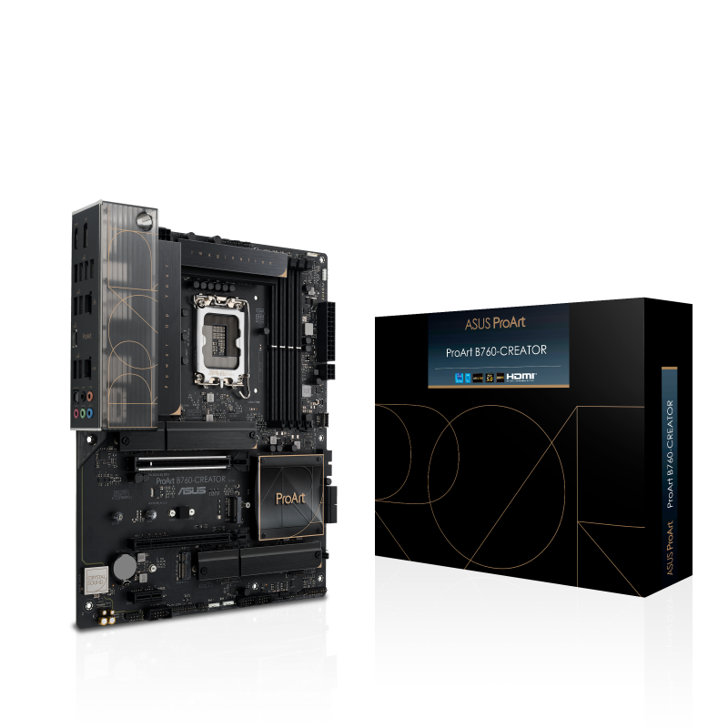 Купить ASUS PROART B760-CREATOR - Intel - LGA 1700 - Intel® Celeron® - Intel® Pentium® Gold - Intel® Core™ i3 - Intel® Core™ i5 - Intel® Core™... - LGA 1700 - DDR5-SDRAM - 192 GB (90MB1F20-M1EAY0) в магазине wardena.ru