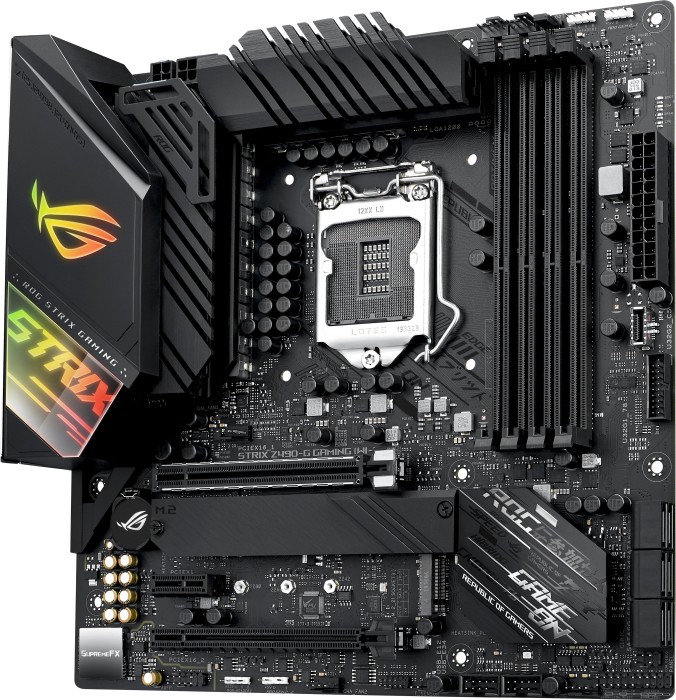 Купить ASUS ROG STRIX Z490-G GAMING (WI-FI) - Motherboard - micro ATX - LGA1200-Sockel - Z490 Chipsatz - USB-C Gen2, USB 3.2 Gen 1, USB 3.2 Gen 2 - 2.5 Gigabit LAN, Wi-Fi, Bluetooth - Onboard-Grafik (CPU erforderlich) - HD Audi (90MB1300-M0EAY0) в магазине wardena.ru